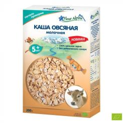 Детская каша Fleur Alpine молочная Organic Овсяная 200 г Фото