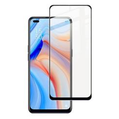 Стекло защитное PowerPlant Full screen OPPO Reno4 Lite, Black Фото