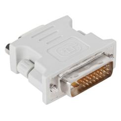 Переходник PowerPlant DVI-D M to VGA F, white Фото