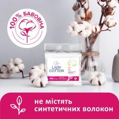 Ватные палочки Lady Cotton в поліетиленовому пакеті 300 шт. Фото 2