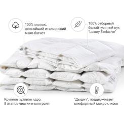 Одеяло MirSon пухова Luxury Exclusive 078 літо 220x240 см Фото 1