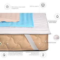 Наматрасник MirSon шерстянной Royal Pearl Woollen 247/3 180x200 см Фото 2