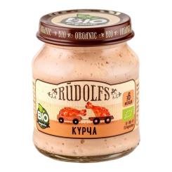 Детское пюре Rudolfs цыпленок +6 мес.120 г Фото
