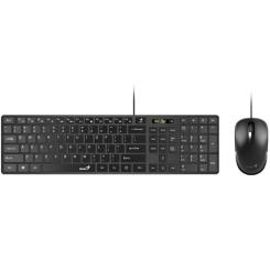 Комплект Genius C-126 SlimStar USB Black Ukr Фото