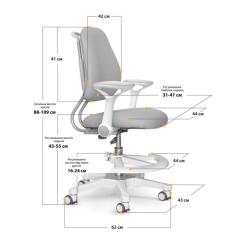 Детское кресло Evo-kids s Mio Ergo Grey Фото 2
