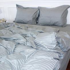 Постельное белье MirSon Satin 30-0010LightGray 160х220 Сімейний Фото