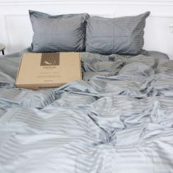 Постельное белье MirSon Satin 30-0010LightGray 160х220 Сімейний Фото 3