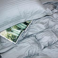 Постельное белье MirSon Satin 30-0010LightGray 160х220 Сімейний Фото 4