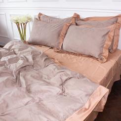 Постельное белье MirSon Satin Жаккард Golden wheat 220х240 Фото 9