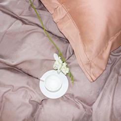 Постельное белье MirSon Satin Жаккард Golden wheat 220х240 Фото 11