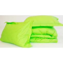 Постельное белье MirSon SatinStripe 30-0016LightGreen 200х220 Євро Фото 7