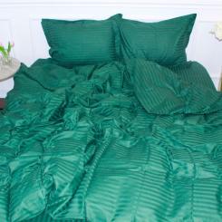 Постельное белье MirSon SatinStripe 30-0017Green 110х140 Дитячий Фото