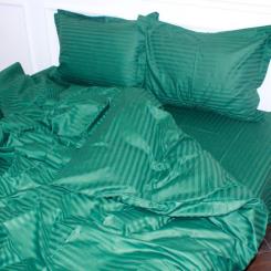 Постельное белье MirSon SatinStripe 30-0017Green 110х140 Дитячий Фото 1