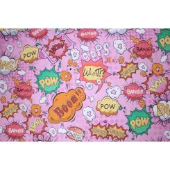 Постельное белье MirSon Бязь 17-0512 Bombs pink Євро Фото 4