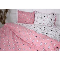 Постельное белье MirSon Бязь 17-0528 Bunnies pink Полуторный Фото 2
