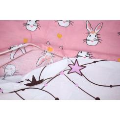 Постельное белье MirSon Бязь 17-0528 Bunnies pink Полуторный Фото 6