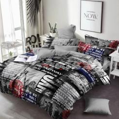 Постельное белье MirSon Бязь Premium 17-0034 Celeste 160x220 Фото