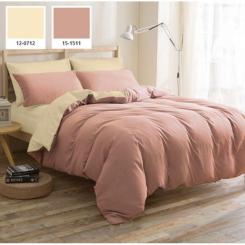 Постельное белье MirSon Бязь Premium Enrica (12-0712 + 15-1511) 143х210х2 Фото