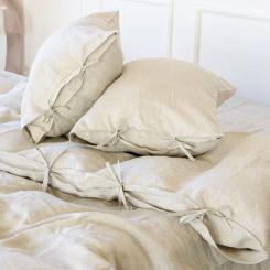 Постельное белье MirSon Лен Grey sky 143х210х2 Фото 5