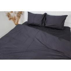 Постельное белье MirSon Сатин 0848 Blue Black 175х210 Фото 2