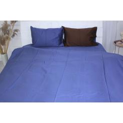 Постельное белье MirSon Сатин Premium Azure 0211+4052 2х160х220 Фото 1