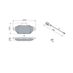 Тормозные колодки Bosch 0 986 424 379 Фото 4