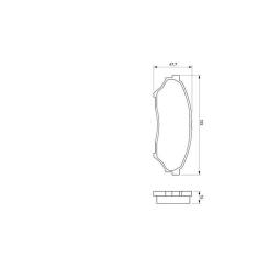 Тормозные колодки Bosch 0 986 424 713 Фото 3