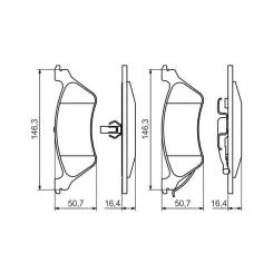 Тормозные колодки Bosch 0 986 424 816 Фото 6