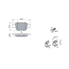 Тормозные колодки Bosch 0 986 494 030 Фото 2