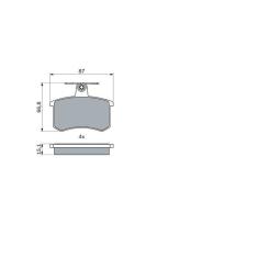 Тормозные колодки Bosch 0 986 494 059 Фото 1