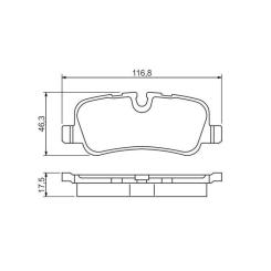 Тормозные колодки Bosch 0 986 494 148 Фото 1