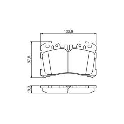 Тормозные колодки Bosch 0 986 494 423 Фото