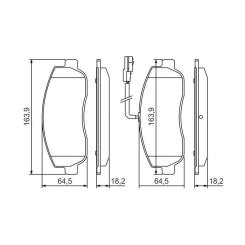 Тормозные колодки Bosch 0 986 494 498 Фото 5