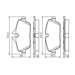 Тормозные колодки Bosch 0 986 495 251 Фото 4