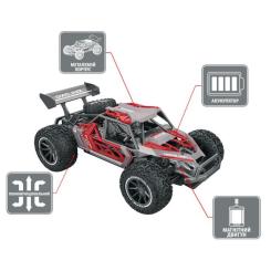 Радиоуправляемая игрушка Sulong Toys Metal Crawler – Nova (сіро-червоний, 1:16) Фото 2