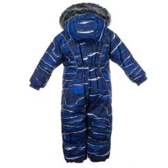 Комбинезон детский Huppa ORION 36300030 тёмно-синий с принтом 74 Фото 1