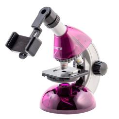 Микроскоп Sigeta Mixi з адаптером для смартфона 40x-640x Purple Фото 3