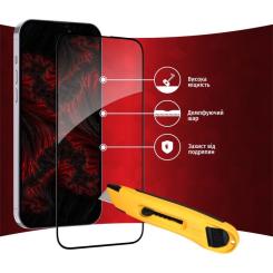 Стекло защитное Intaleo Full Glue Apple iPhone 14 Pro Фото 3