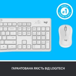 Комплект Logitech MK295 Silent UA Off-White Фото 7
