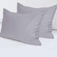 Наволочка Ярослав Сатин сіра 08 70х70 Фото