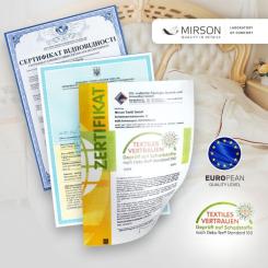 Простынь MirSon Сатин Premium 22-1197 Luanda 150х220 см Фото 6