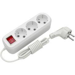 Сетевой удлинитель Electrum C-ES-1795 3.0m, 5 роз, white Фото