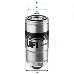Фильтр топливный UFI 24.408.00 Фото