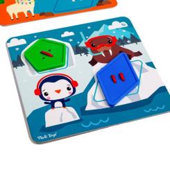 Развивающая игрушка Vladi Toys Игра-шнуровка Fisher Price Maxi-пуговицы (укр) Фото 2
