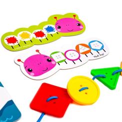 Развивающая игрушка Vladi Toys Игра-шнуровка Fisher Price Maxi-пуговицы (укр) Фото 4