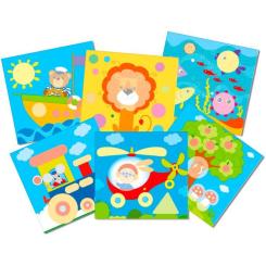 Развивающая игрушка Vladi Toys Игра Веселые картинки магнитная (укр) Фото 1