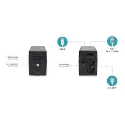 Источник бесперебойного питания Digitus 600VA DN-170063 Фото 3