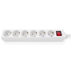Сетевой фильтр питания REAL-EL RS-6 Protect M 5m, white Фото
