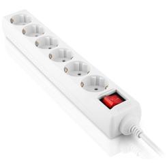 Сетевой фильтр питания REAL-EL RS-6 Protect M 5m, white Фото 4