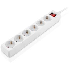 Сетевой фильтр питания REAL-EL RS-6 Protect M 5m, white Фото 5